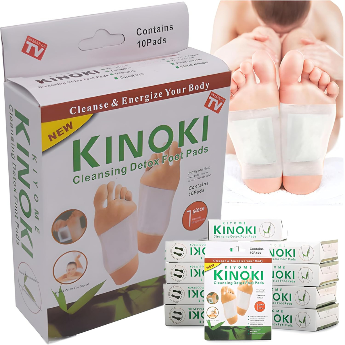 10 Parches Desintoxicantes Kinoki